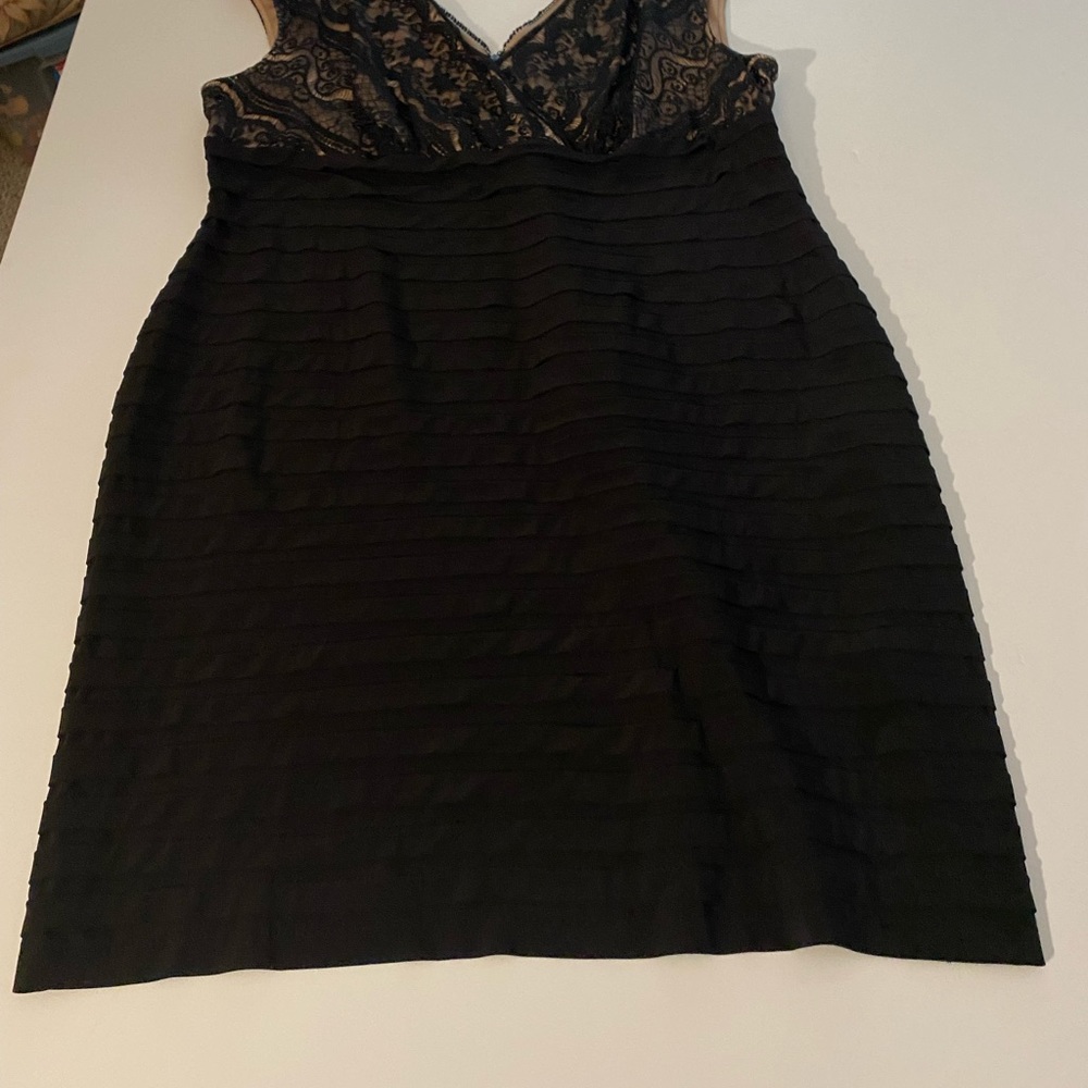 Women’s black evening dress